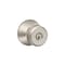 Schlage Schlage Bowery Satin Nickel Entry Knobs 1-3/8 in. F51VBWE619 - alternate 1